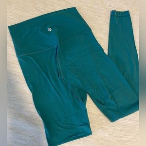 Teal Lululemon Align Leggings